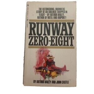 Vintage Runway Zero Eight Arthur Hailey 1969 Bantam Books Paperback